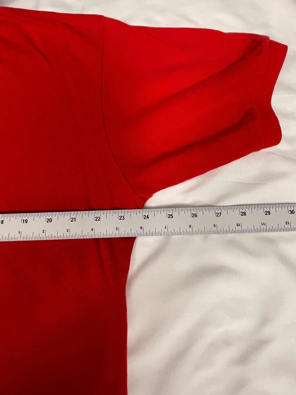Polo by Ralph Lauren Red Cotton Polo Shirt XL – Made in Bolivia, Classic Fit